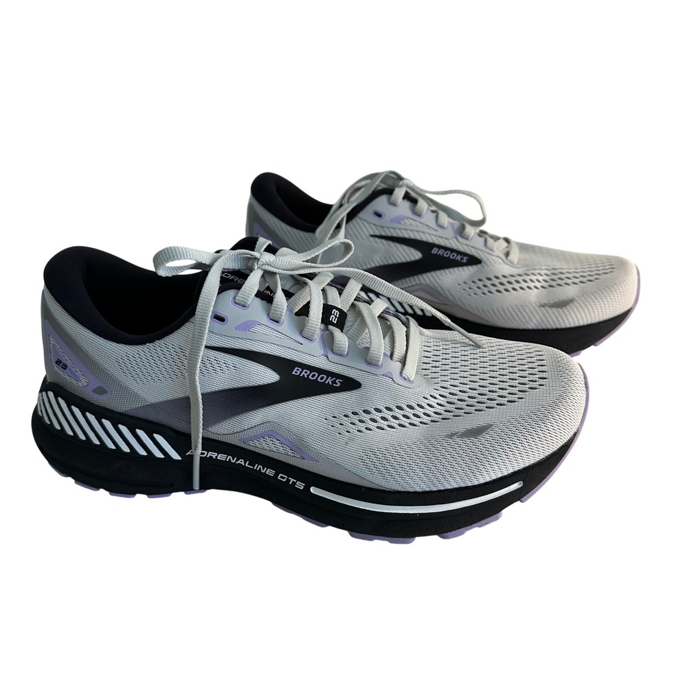 Brooks Adrenaline GTS Gray and Black Athletic Shoes